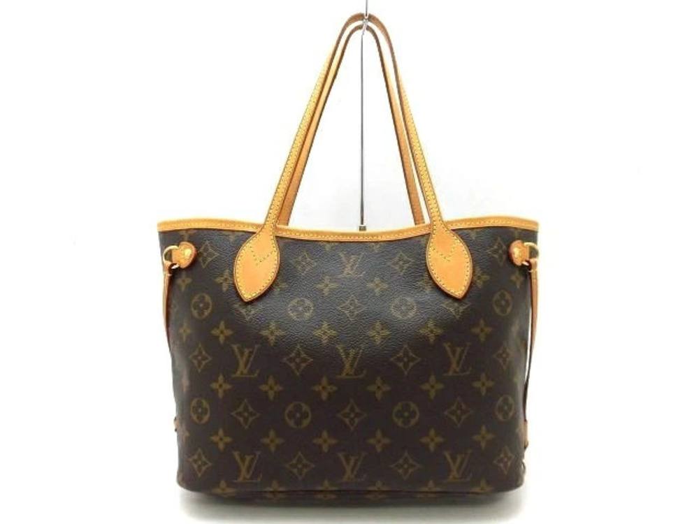 LOUIS VUITTON Neverfull Pouch Clutch Tote Bag Monogram
